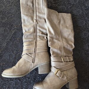 Target Tan Heeled Boots for Women